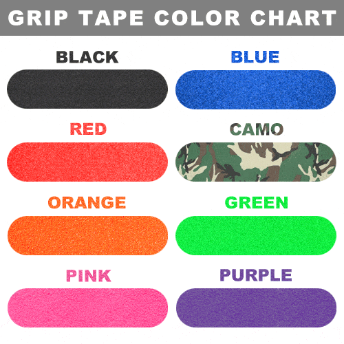 Grip Tape Color Chart