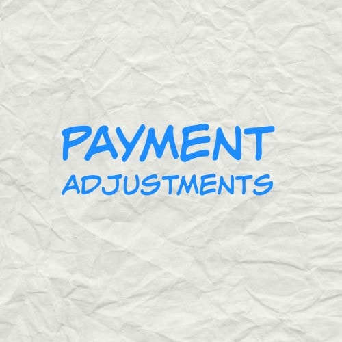 Payment Adjustment