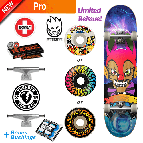 SkateXS Clown Pro Skateboard for Kids